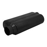 Flowmaster 50 Series Heavy-Duty 409 Stainless Steel 3.5 Inch Muffler 853558 Muffler, Heavy-Duty, Oval, Stainless, Black, in. Offset Inlet/Outlet, 18 in. Case Length, Each thumbnail 8