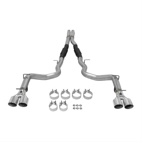 Flowmaster Outlaw Series Exhaust Systems 817717 System, Outlaw, Cat-Back, Split Rear Exit, Stainless Steel, Natural, Dodge, 5.7L, Kit