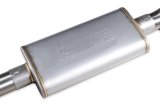 Flowmaster Signature Series Exhaust Systems 737887 System, Cat-back, Series, 304 Stainless Steel, Brushed, 4.50 in. Black Chrome Tip, Ford, 2.7L/3.5L/5.0L, Kit thumbnail 1