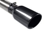 Flowmaster Signature Series Exhaust Systems 737887 System, Cat-back, Series, 304 Stainless Steel, Brushed, 4.50 in. Black Chrome Tip, Ford, 2.7L/3.5L/5.0L, Kit thumbnail 2