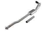 Flowmaster Signature Series Exhaust Systems 737887 System, Cat-back, Series, 304 Stainless Steel, Brushed, 4.50 in. Black Chrome Tip, Ford, 2.7L/3.5L/5.0L, Kit thumbnail 4