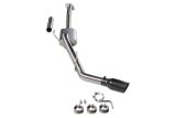 Flowmaster Signature Series Exhaust Systems 737887 System, Cat-back, Series, 304 Stainless Steel, Brushed, 4.50 in. Black Chrome Tip, Ford, 2.7L/3.5L/5.0L, Kit thumbnail 5