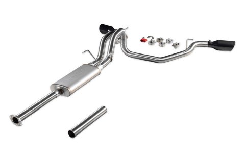 Flowmaster Signature Series Exhaust Systems 737918 System, Cat-back, Series, 304 Stainless Steel, 4.50 in. Black Chrome Tips, Dual Exit, Toyota Tacoma, 3.5L, Kit thumbnail 5