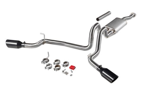 Flowmaster Signature Series Exhaust Systems 737918 System, Cat-back, Series, 304 Stainless Steel, 4.50 in. Black Chrome Tips, Dual Exit, Toyota Tacoma, 3.5L, Kit thumbnail 6