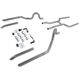 Flowmaster Pipe Kits 17107 Exhaust System, Header-Back, Steel, Aluminized, H-Pipe, Buick, Chevy, Oldsmobile, Pontiac, A-Body, Kit thumbnail 5