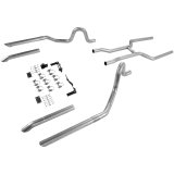 Flowmaster Pipe Kits 17107 Exhaust System, Header-Back, Steel, Aluminized, H-Pipe, Buick, Chevy, Oldsmobile, Pontiac, A-Body, Kit thumbnail 6