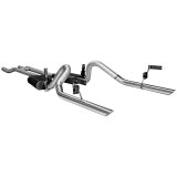 Flowmaster American Thunder Exhaust Systems for 1964-1966 MUSTANG - 17273 Exhaust, Thunder, Header-Back, Steel, Aluminized, H-Pipe, Polished Tips, Ford, Kit thumbnail 3