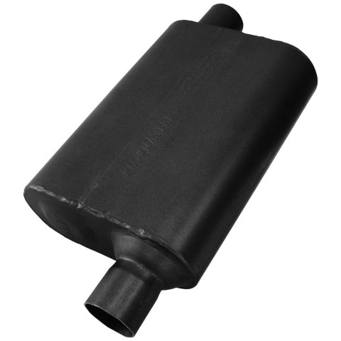 Flowmaster 40 Series Delta Flow 409 Stainless Steel 2.25 Inch Muffler 842443 Muffler, Series, 2 1/4 in. Inlet/2 1/4 in. Outlet, Steel, Black, Each thumbnail 2