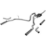 Flowmaster American Thunder Exhaust Systems for 2004-2008 F-150, 2004 F-150 HERITAGE, 2006-2008 MARK LT - 17417 System, Thunder, Cat-Back, Steel, Aluminized, Polished Stainless Tips, Ford, 4.6, 5.4L, Kit thumbnail 4