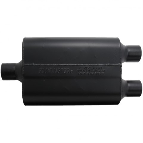 Flowmaster Super 44 Series Steel 2.25 Inch Muffler 9424472 Muffler, Series, in. Inlet/2.25 in. Outlet, Steel, Black, Each