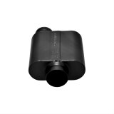 Flowmaster Delta Force 10 Series 409 Stainless Steel 3.5 Inch Muffler 8435119 Muffler, Series, in. Inlet/3.5 in. Outlet, Steel, Black, Each thumbnail 1