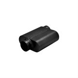 Flowmaster Delta Force 10 Series 409 Stainless Steel 3.5 Inch Muffler 8435119 Muffler, Series, in. Inlet/3.5 in. Outlet, Steel, Black, Each thumbnail 2