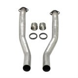 Flowmaster Intermediate Pipe Kits 81076 Pipes, Exhaust, Stainless Steel, Natural, 2.50 in. O.D., Ford, Pair thumbnail 1