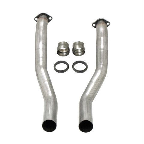 Flowmaster Intermediate Pipe Kits 81076 Pipes, Exhaust, Stainless Steel, Natural, 2.50 in. O.D., Ford, Pair