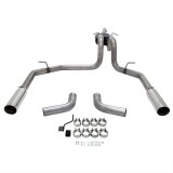Flowmaster American Thunder Exhaust Systems 817663 System, Thunder, Cat-Back, Split Rear/Side Exit, Stainless Steel, Natural, Ford, 4.6, 5.4L thumbnail 1