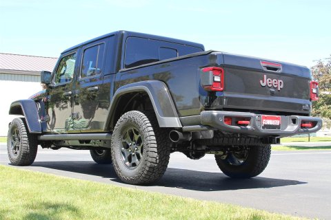 Flowmaster FlowFX Exhaust Systems 717912 System, FlowFX, Cat-Back, Single Drivers Side Exit, 409 Stainless Steel, Natural, Black Tip, Jeep, Kit