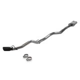 Flowmaster FlowFX Exhaust Systems 717912 System, FlowFX, Cat-Back, Single Drivers Side Exit, 409 Stainless Steel, Natural, Black Tip, Jeep, Kit thumbnail 5