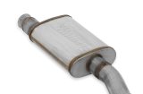 Flowmaster FlowFX Exhaust Systems 717912 System, FlowFX, Cat-Back, Single Drivers Side Exit, 409 Stainless Steel, Natural, Black Tip, Jeep, Kit thumbnail 7