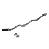 Flowmaster FlowFX Exhaust Systems 717912 System, FlowFX, Cat-Back, Single Drivers Side Exit, 409 Stainless Steel, Natural, Black Tip, Jeep, Kit thumbnail 8