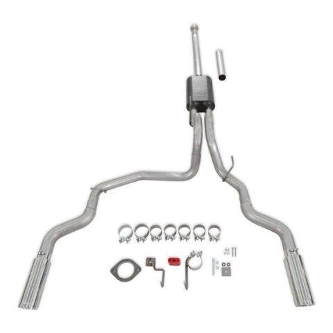 Flowmaster Force II Cat-Back Exhaust Systems 818148 System, II, Cat-Back, Stainless Steel, Natural, Split Rear Exit, Polished Tips, Ford, Kit thumbnail 5
