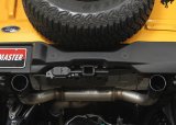 Flowmaster FlowFX Exhaust Systems 718146 System, Cat-back, FlowFX, 409 Stainless Steel, 3.0 in. Diameter, Rear Exit, 4.00 in. Black Ceramic Tips, 2 Door, Ford, 2.3L, 2.7L, Kit thumbnail 3