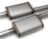 Flowmaster FlowFX Exhaust Systems 717996 System, Cat-back, FlowFX, 409 Stainless Steel, 4.00 in. Black Ceramic Coated Tips, Dual Exit, Dodge, Charger, 3.6L, Kit thumbnail 2