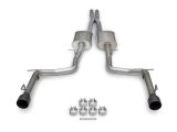 Flowmaster FlowFX Exhaust Systems 717996 System, Cat-back, FlowFX, 409 Stainless Steel, 4.00 in. Black Ceramic Coated Tips, Dual Exit, Dodge, Charger, 3.6L, Kit thumbnail 3