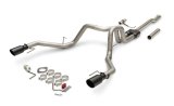 Flowmaster Outlaw Series Exhaust Systems 818168 System, Series, Cat-back, Single In/Dual Out, Stainless Steel, Natural, Black Ceramic Tips, Ford, F-150, 2.7L, 3.5L, 5.0L Kit thumbnail 6