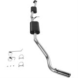 Flowmaster Force II Exhaust Systems 17362 Exhaust, II, Cat-Back, Steel, Aluminized, Polished Tip, Chevy, GMC, Pickup, 4.8, 5.3L thumbnail 1