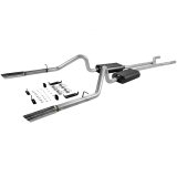 Flowmaster American Thunder Exhaust Systems for 1966-1967 FAIRLANE - 17289 Exhaust, Thunder, Header-Back, Steel, Aluminized, H-Pipe, Polished Tips, Kit thumbnail 7