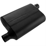 Flowmaster 40 Series Delta Flow Steel 2 Inch Muffler 942043 Muffler, Series, in. Inlet/2 in. Outlet, Steel, Black, Each thumbnail 1