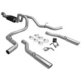Flowmaster American Thunder Exhaust Systems 17435 Exhaust, Thunder, CatBack, Steel, Aluminized, Polished Tips, Chevy, GMC, Pickup, 2 door, 4.8, 5.3L thumbnail 5