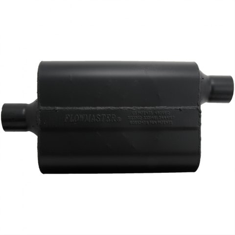 Flowmaster Super 44 Series Steel 2.25 Inch Muffler 942447 Muffler, Series, in. Inlet/2.25 in. Outlet, Steel, Black, Each thumbnail 1