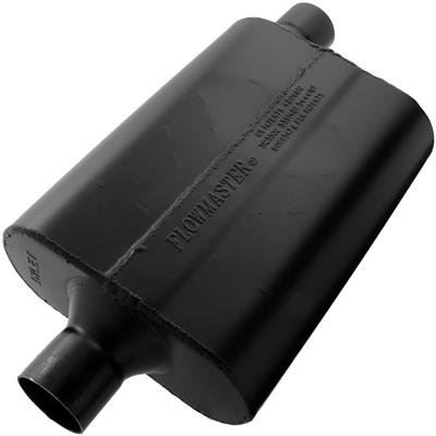 Flowmaster Super 44 Series Steel 2.25 Inch Muffler 942447 Muffler, Series, in. Inlet/2.25 in. Outlet, Steel, Black, Each thumbnail 4