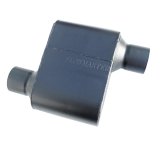 Flowmaster Super 10 Series 409 Stainless Steel 2.5 Inch Muffler 842518 Muffler, Series, in. Inlet/2.5 in. Outlet, Steel, Black, Each thumbnail 1