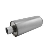 Flowmaster dBX 304 Stainless Steel 3 Inch Muffler 13014310 Muffler, DBX, Steel, Natural, 3.0 in. Inlet/Outlet, 14 in. Case Length, Each thumbnail 6
