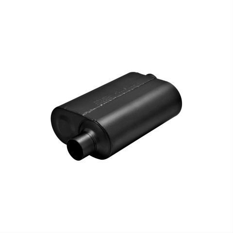 Flowmaster Super 40 Series Delta Flow 409 Stainless Steel 2.5 Inch Muffler 852548 Muffler, Series, Oval, Stainless, Offset in. Inlet/Outlet, 13.5 in. Case Length, Each thumbnail 2