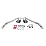 Flowmaster American Thunder Exhaust Systems 817673 System, Thunder, Crossmember Back, Stainless, Natural, Chevy, 283, 327 thumbnail 1