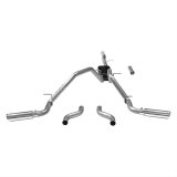 Flowmaster American Thunder Exhaust Systems for 2011-2018 SIERRA 1500, SILVERADO 1500 - 817602 System, Thunder, Cat-back, Single In/Dual Out, Stainless Steel, Natural, Split Rear/Split Side Exit, Chevy, GMC, 6.2L, Kit thumbnail 3