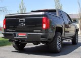 Flowmaster FlowFX Exhaust Systems for 2011-2018 SIERRA 1500, SILVERADO 1500 - 717988 System, Cat-back, FlowFX, 409 Stainless Steel, 4.50 in. Black Ceramic Tips, Dual Exit, Chevrolet, GMC, 6.2L, Kit thumbnail 1
