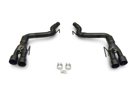 Flowmaster Outlaw Series Exhaust Systems 818159 System, Series, Rear Axle-Back, Active-Valve, 304 Stainless Steel, Black, 3 in. Diameter, 4 in. Black Quad Tips, Ford, Kit thumbnail 3