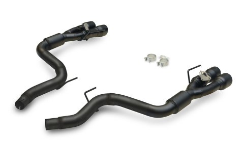Flowmaster Outlaw Series Exhaust Systems 818159 System, Series, Rear Axle-Back, Active-Valve, 304 Stainless Steel, Black, 3 in. Diameter, 4 in. Black Quad Tips, Ford, Kit thumbnail 5