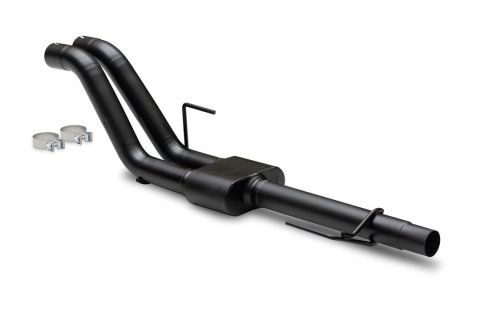 Flowmaster Outlaw Series Race 409 Stainless Steel 3 Inch Muffler 818171 Direct Fit Muffler, Muffler, 409S Steel, Fits Dual Rear Exit, F150, Ford, Kit thumbnail 1