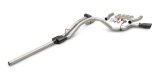 Flowmaster Outlaw Series Exhaust Systems 818189 System, Cat-back, Series, 409 Stainless Steel, 4.50 in. Black Tips, Dual Rear Exit, Standard Cab, Extended Cab, Chevy, GMC, Kit thumbnail 4