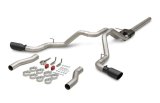 Flowmaster Outlaw Series Exhaust Systems 818189 System, Cat-back, Series, 409 Stainless Steel, 4.50 in. Black Tips, Dual Rear Exit, Standard Cab, Extended Cab, Chevy, GMC, Kit thumbnail 5