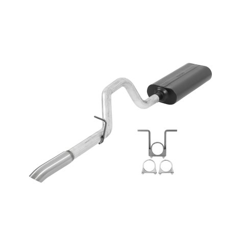 Flowmaster Force II Exhaust Systems 17208 System, II, Cat-Back, Steel, Aluminized, Stainless Tip, Dodge, 4.7, 5.2, 5.9L, Kit thumbnail 1