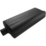Flowmaster 70 Series Big Block II Steel 2.5 Inch Muffler 52572 Muffler, Series, 2 1/2 in. Inlet/2 1/2 in. Outlet, Steel, Black, Steel, Each thumbnail 1