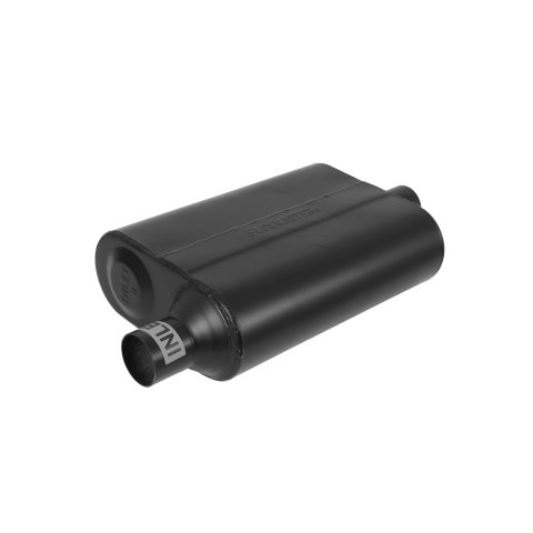 Flowmaster 40 Series Delta Flow Steel 2 Inch Muffler 942041 Muffler, Series, in. Inlet/2 in. Outlet, Steel, Black, Each