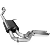 Flowmaster American Thunder Exhaust Systems 17395 Exhaust, Thunder, CatBack, Steel, Aluminized, Pol. Tips, Chevy, GMC, Pickup, 4.8, 5.3L, Kit thumbnail 1