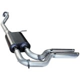 Flowmaster American Thunder Exhaust Systems 17395 Exhaust, Thunder, CatBack, Steel, Aluminized, Pol. Tips, Chevy, GMC, Pickup, 4.8, 5.3L, Kit thumbnail 3